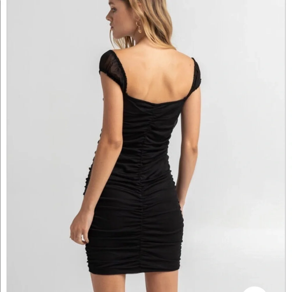 𝅺nwt Bustier cinched mini dress - Picture 2 of 5